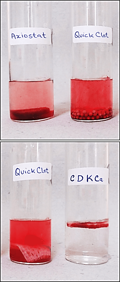 Clotting comparison